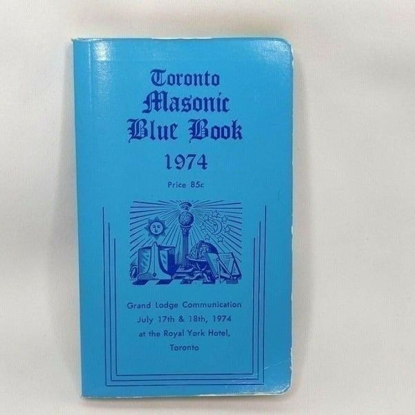 Toronto Masonic Blue Book 1974 Directory