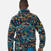 Patagonia Mens Synchilla Snap T Fleece Fitz Roy Patchwork Belay Blue 2XL NEW