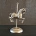 Vintage Brass Carousel Horse Pony Figurine Ornament