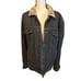 JYG Dark Denim Lined Jean Jacket Mid Length Faux Fur Fully Lined Vintage Size XL