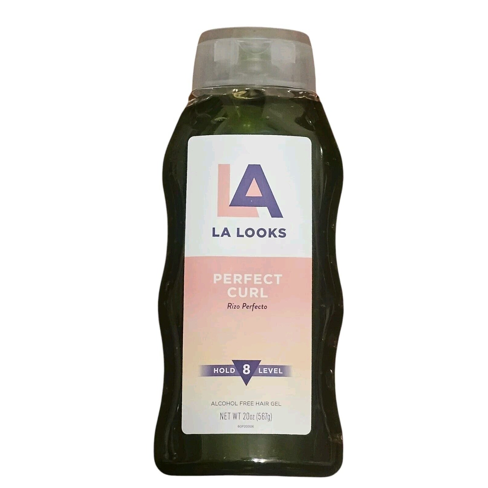LA Looks Perfect Curl Hold Level 8 Alcohol Free Hair Gel 20 oz (567g) New