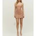 NWT. Reformation Plaid Print Mini Dress Sz S.