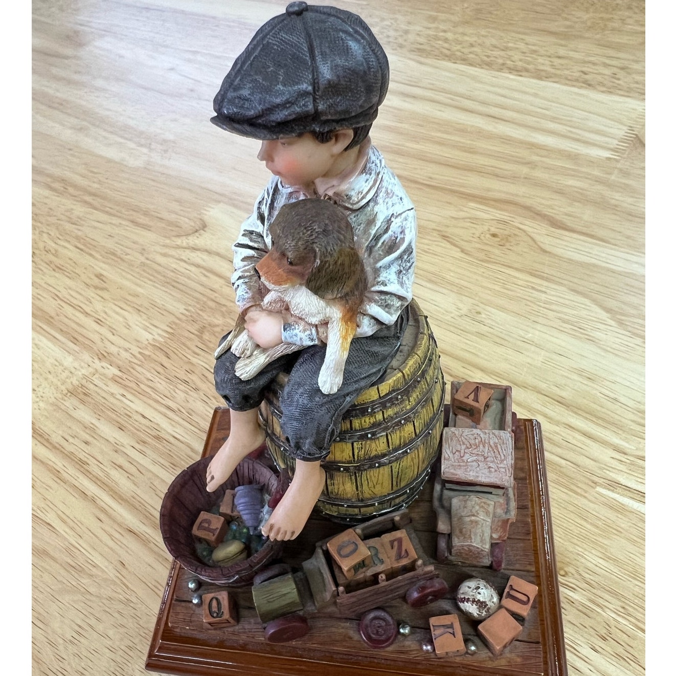 Rare Vintage 1998 Jim Daly The New Puppy Figurine # 1 /0222 Limited Edition
