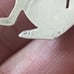 Vintage Sterling Silver Navajo Wolf Moon Pendant