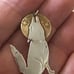 Vintage Sterling Silver Navajo Wolf Moon Pendant