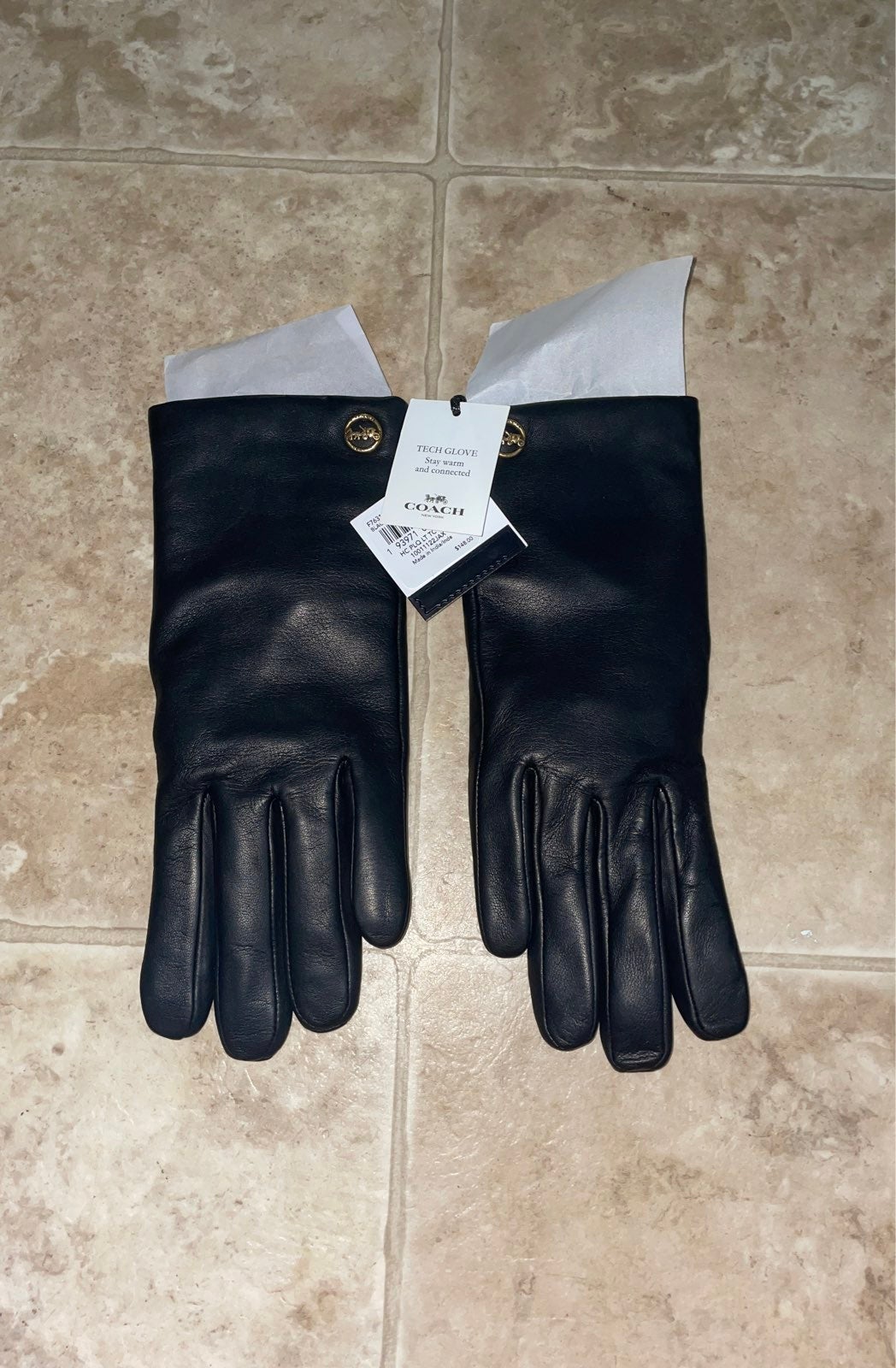 Coach Leather Gloves