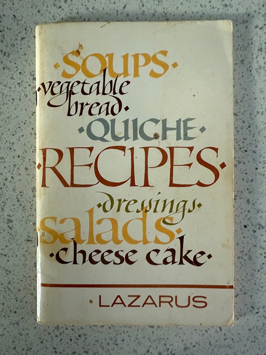 Lazarus Department Stores Cookbook Selected Restaurant Recipes 1981 Columbus OH