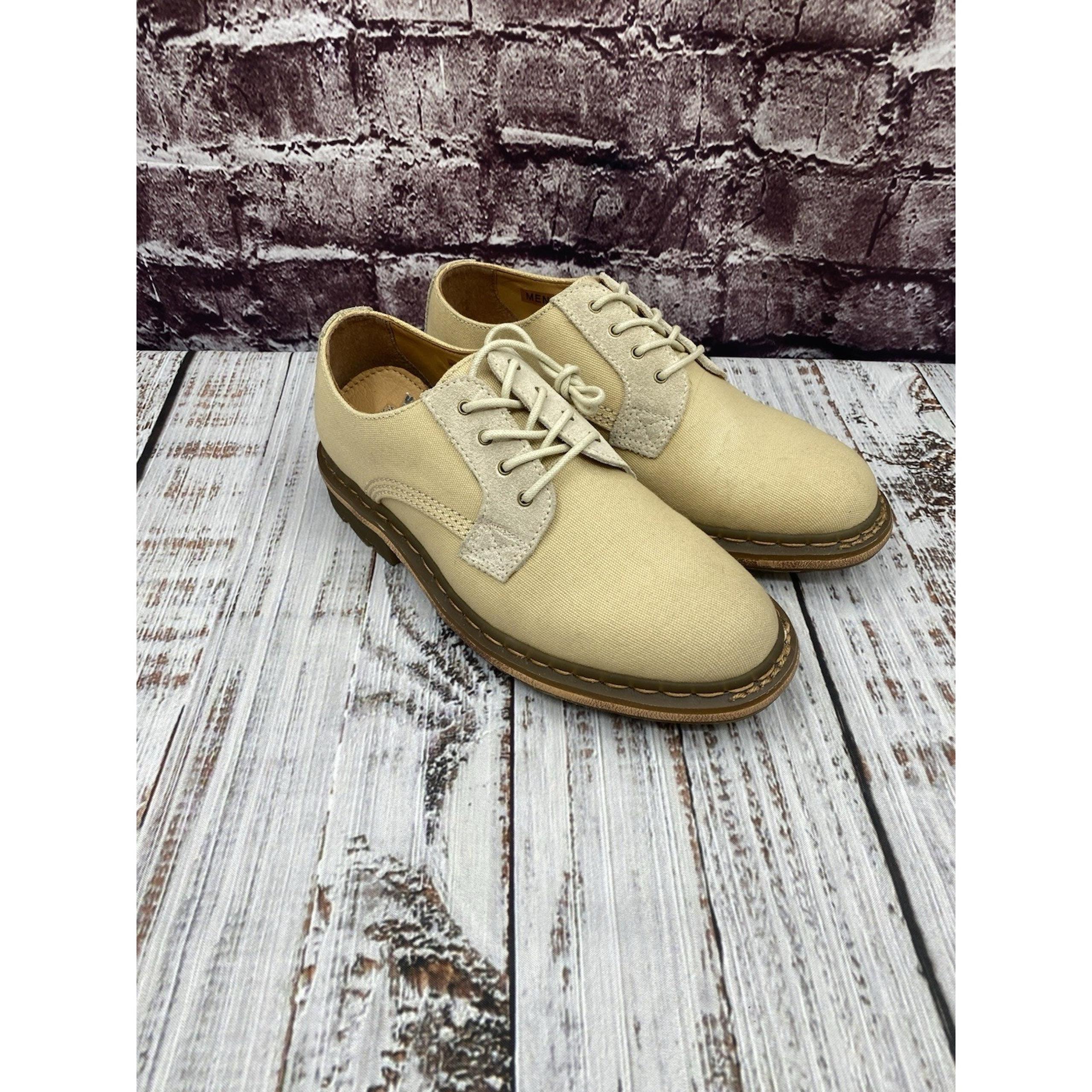 Dr Martens Natural Canvas Tan Warm Sand Men’s Size 9/10 Women