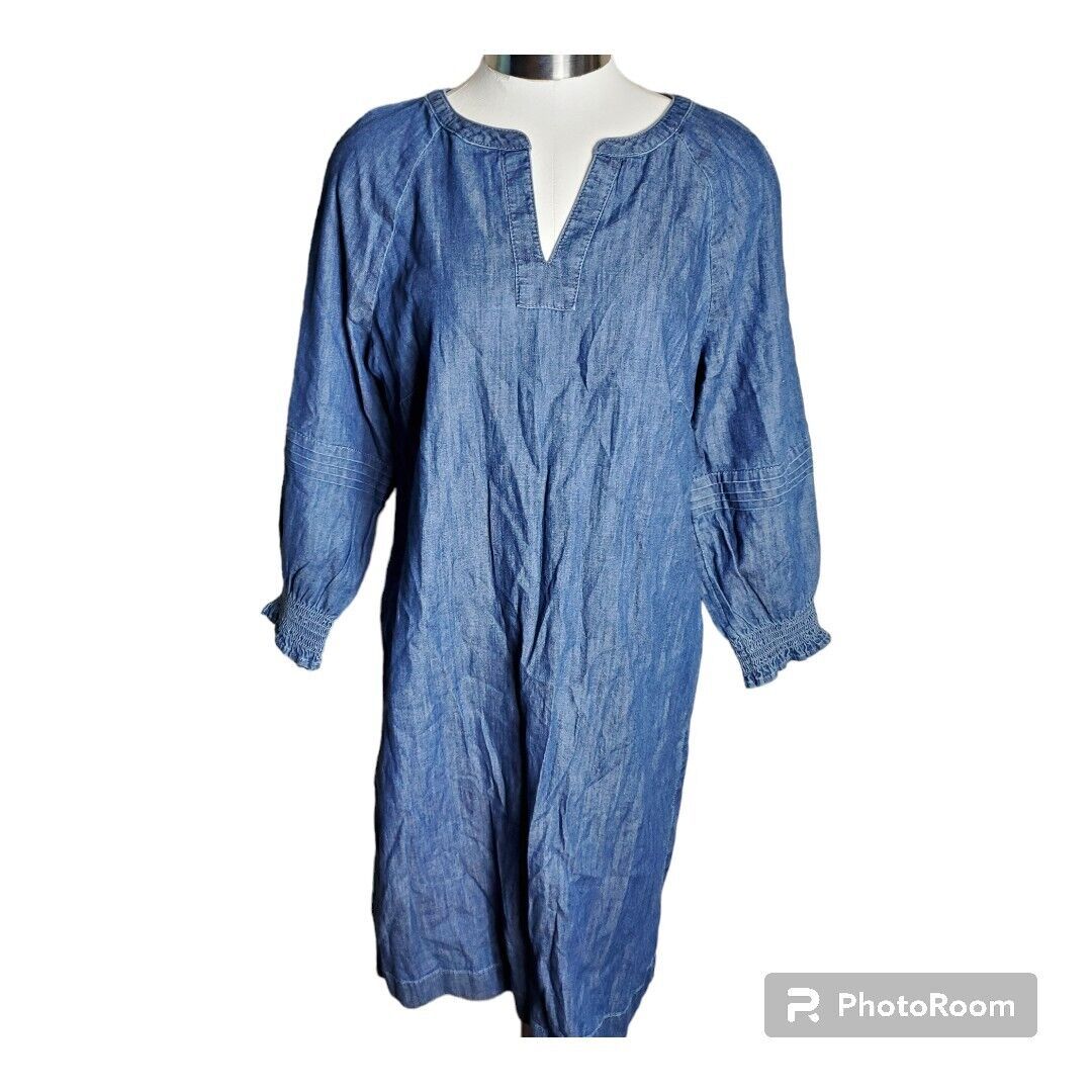 Talbots Denim Dress Size 10P NWT Reg 129.00