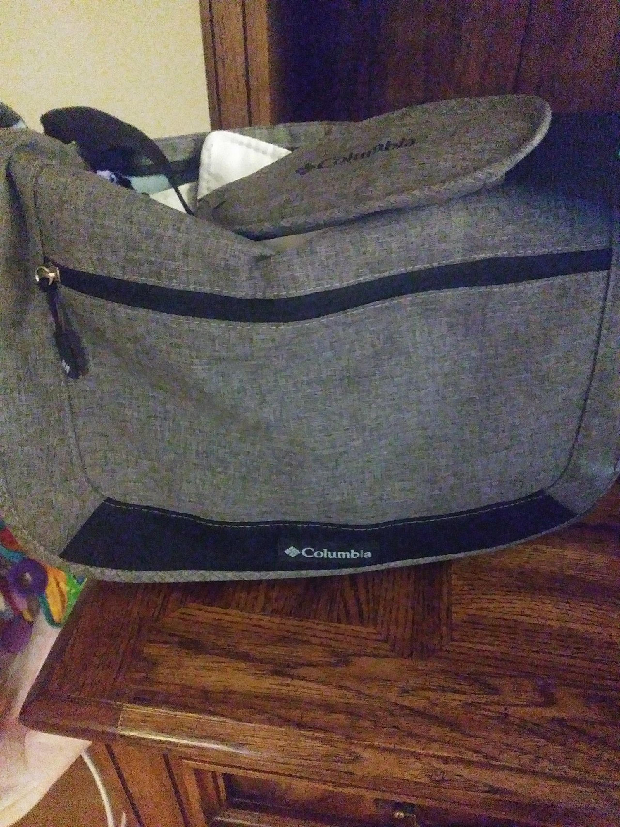 Columbia diaper bag, baby bag