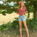 Levi’s High Rise Mom Cut Button Shorts