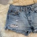 Levi’s High Rise Mom Cut Button Shorts