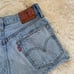 Levi’s High Rise Mom Cut Button Shorts