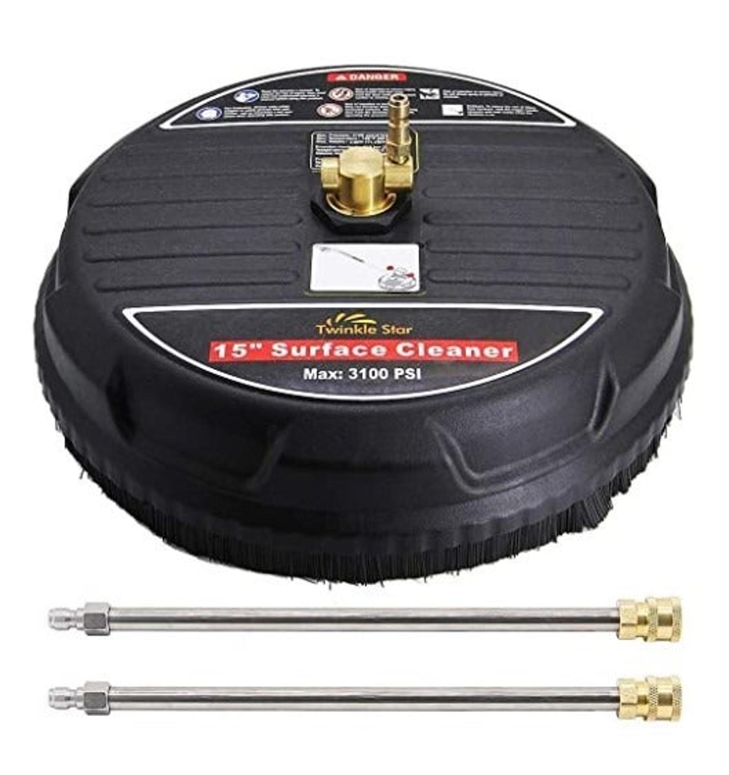 Twinkle Star 15" Pressure Washer Surface Cleaner with 2 Pressure Washer