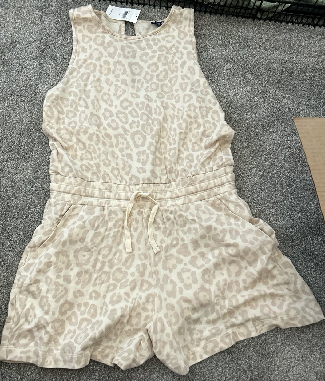 Splendid Sz S Animal print romper NWT