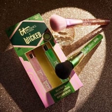 Wicked Makeup Brush Set with Floating Glitter