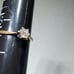 14K Gold Diamond in Platinum Ring