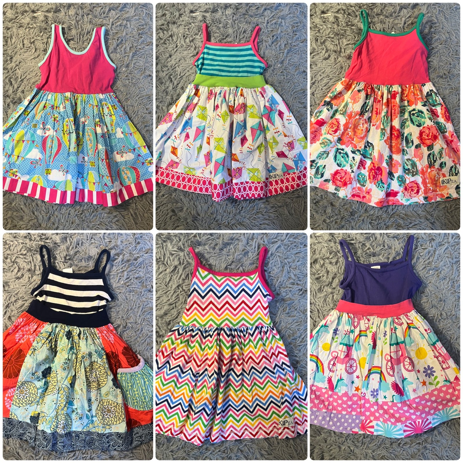 K pea size 4t. Each wore once