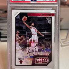 PSA 10 Coby White 2019 Chronicles Threads Rookie Bulls RC