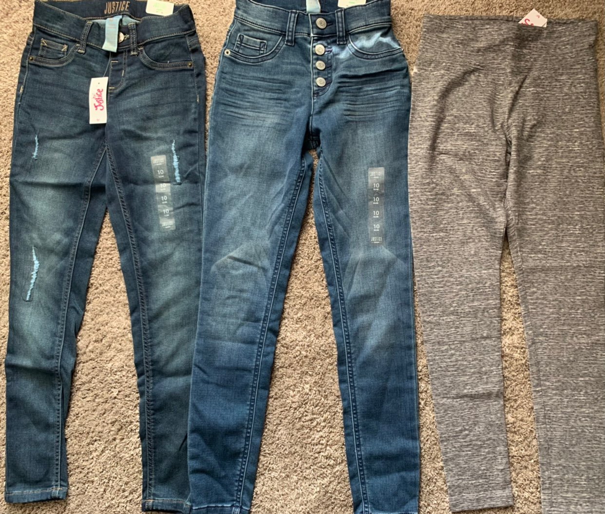 NWT Girls Justice Jean jeggings