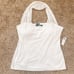 NFL All Sport Couture White New York Jets Sports First Down Halter Top SZ L BNWT