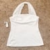 NFL All Sport Couture White New York Jets Sports First Down Halter Top SZ L BNWT