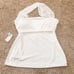 NFL All Sport Couture White New York Jets Sports First Down Halter Top SZ L BNWT