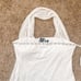 NFL All Sport Couture White New York Jets Sports First Down Halter Top SZ L BNWT