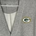 Men's Green Bay Packers Antigua Heather Gray Victory Button-Up Cardigan Large