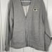 Men's Green Bay Packers Antigua Heather Gray Victory Button-Up Cardigan Large
