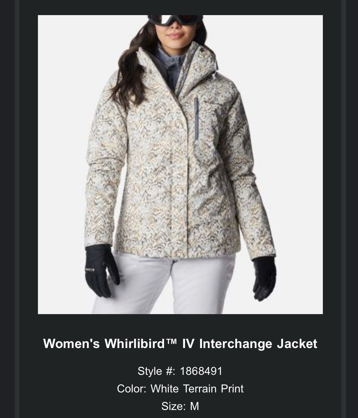 3 in 1 ski coat