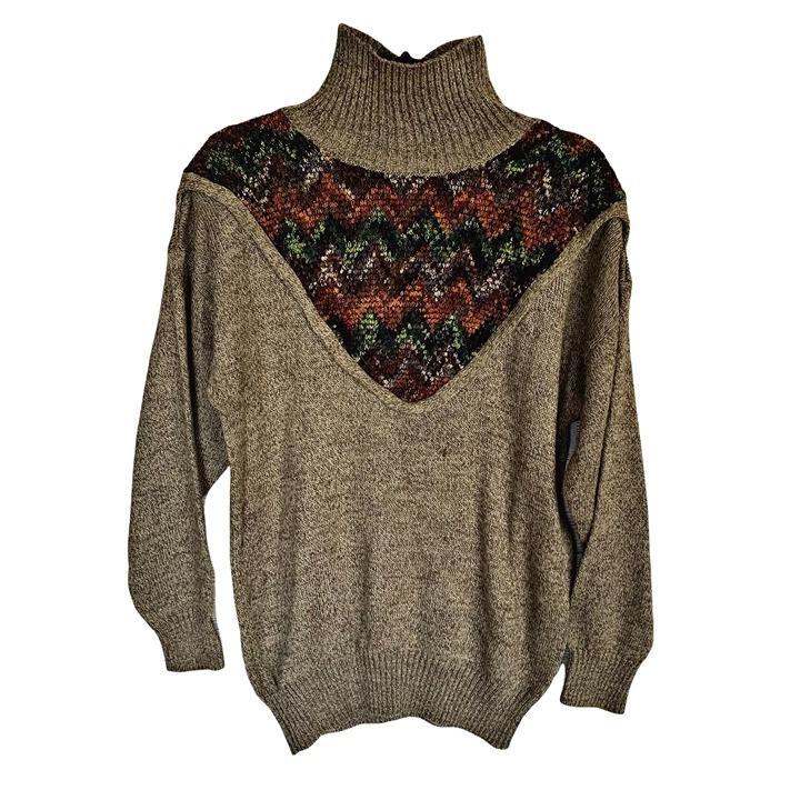 Vintage Retro Grunge Maurada Wool Turtleneck Sweater M