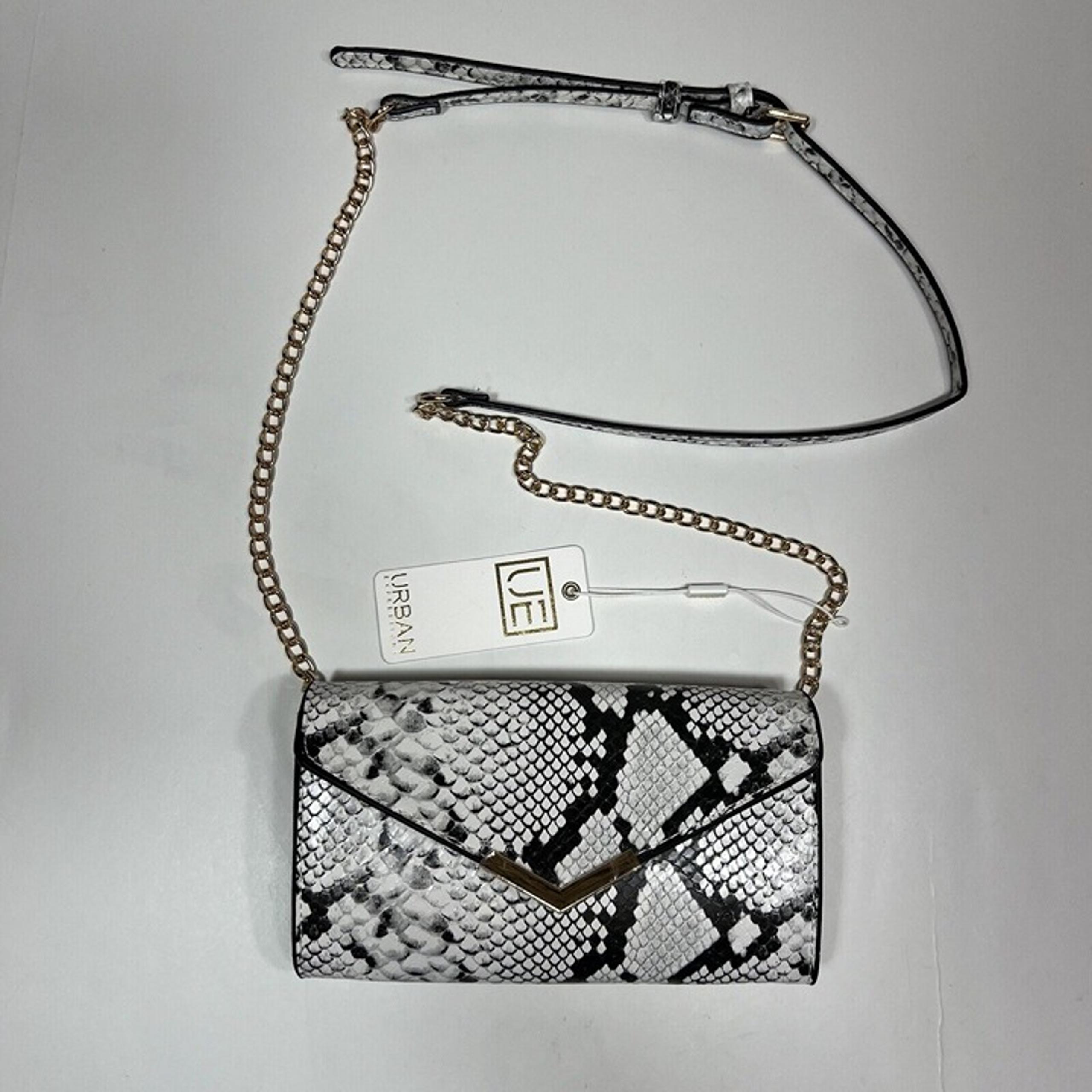 Urban Expressions Hester Snake Skin Vegan Leather Crossbody Bag Women’s NWT