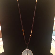 Pure Translucent Jade Sculpture Necklace