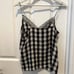 Sandro Paris Black Lace Silk Tank Top