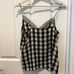 Sandro Paris Black Lace Silk Tank Top