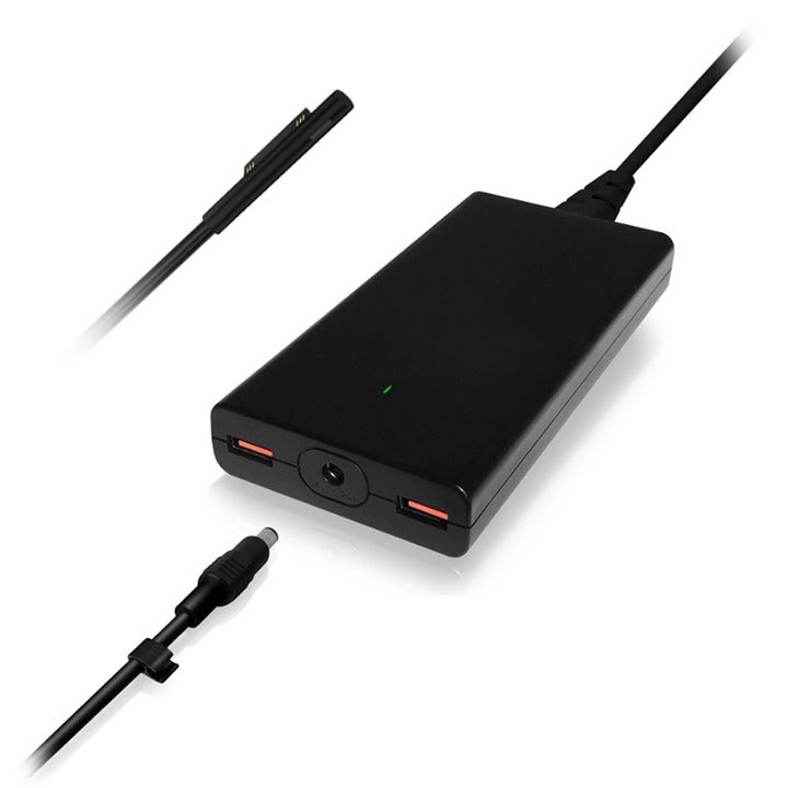 120W UL Slim Travel Charger for Surface Pro, Macbook Pro Air, MagSafe 1 & 2