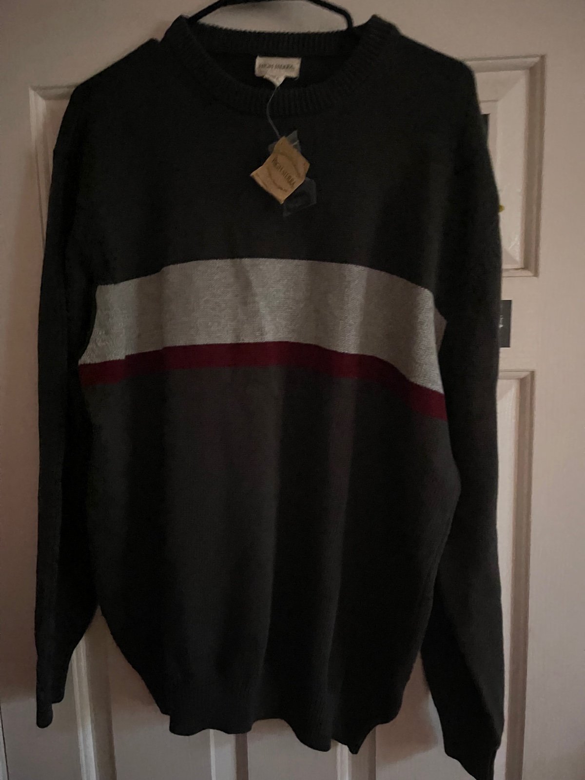 Vintage High Sierra Mervyn’s Wool Blend Knit Sweater Men's XL with Tags