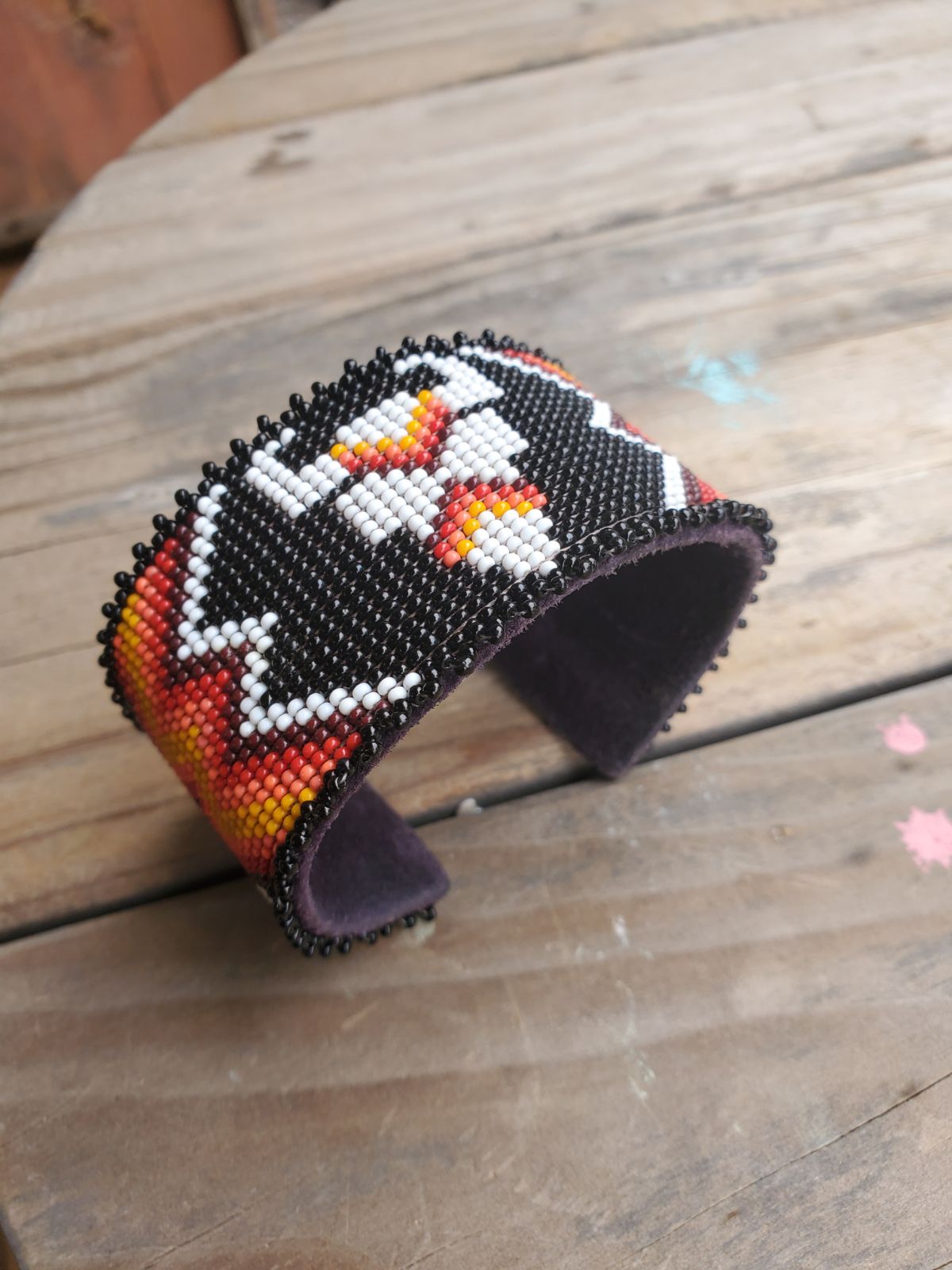Southwestern Microbead Cuff Bracelet
