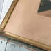 Vintage Wallace Nutting Decked as a Bride Colorized Photo Print Art Signed Frame