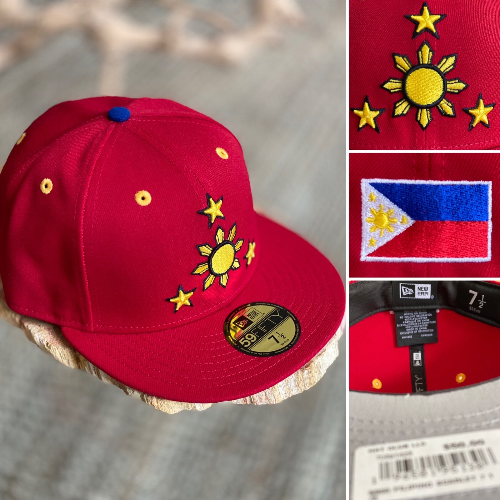 7 1/2 DS NewEra 59fifty from HatClub Philippines Filipino Fitted Hat