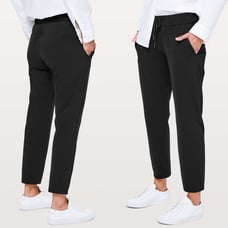 Lululemon On The Fly Pant Sz 12 *27 In Black