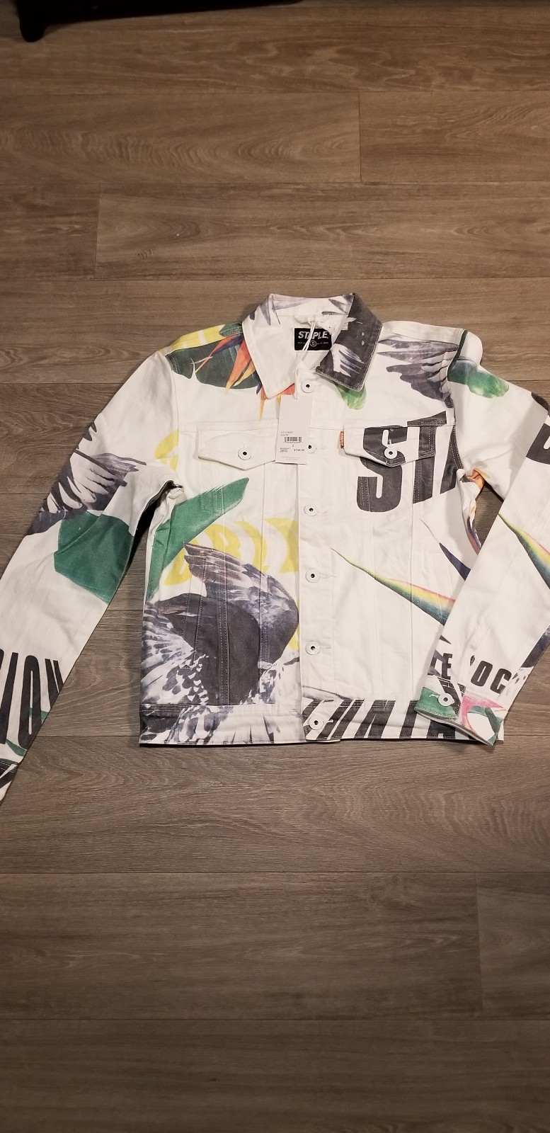 Staple Graphic Jean Jacket (S)