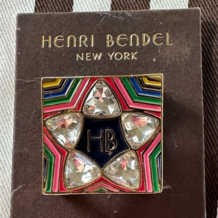 Henri Bendel HB Star Scarf Pin Brand New NWT