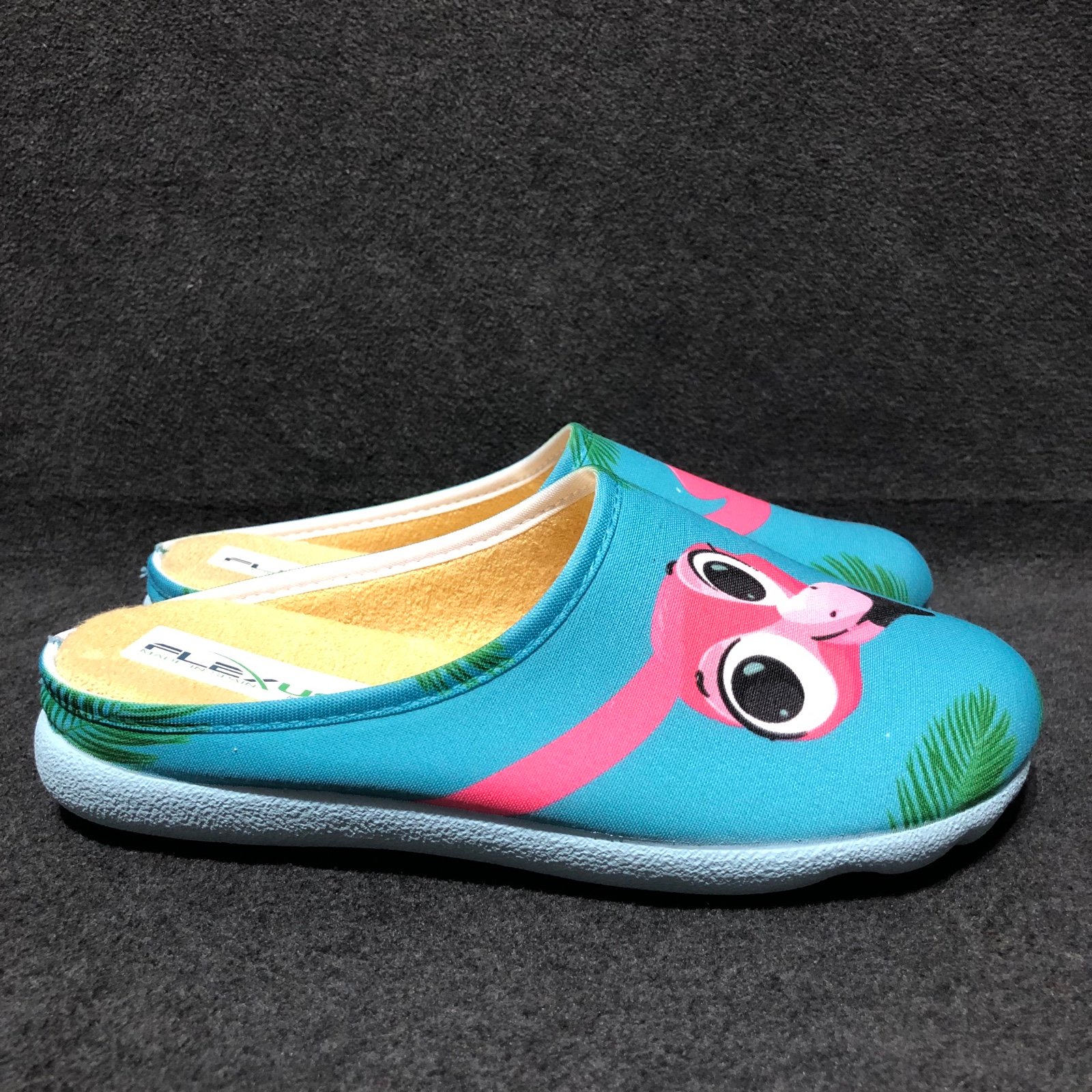 Flexus by Spring Step Womens Missbeaks Mules Slipper Flamingo Size 36 US 5.5-6.