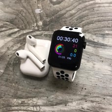 Pack of smart watch and earphones