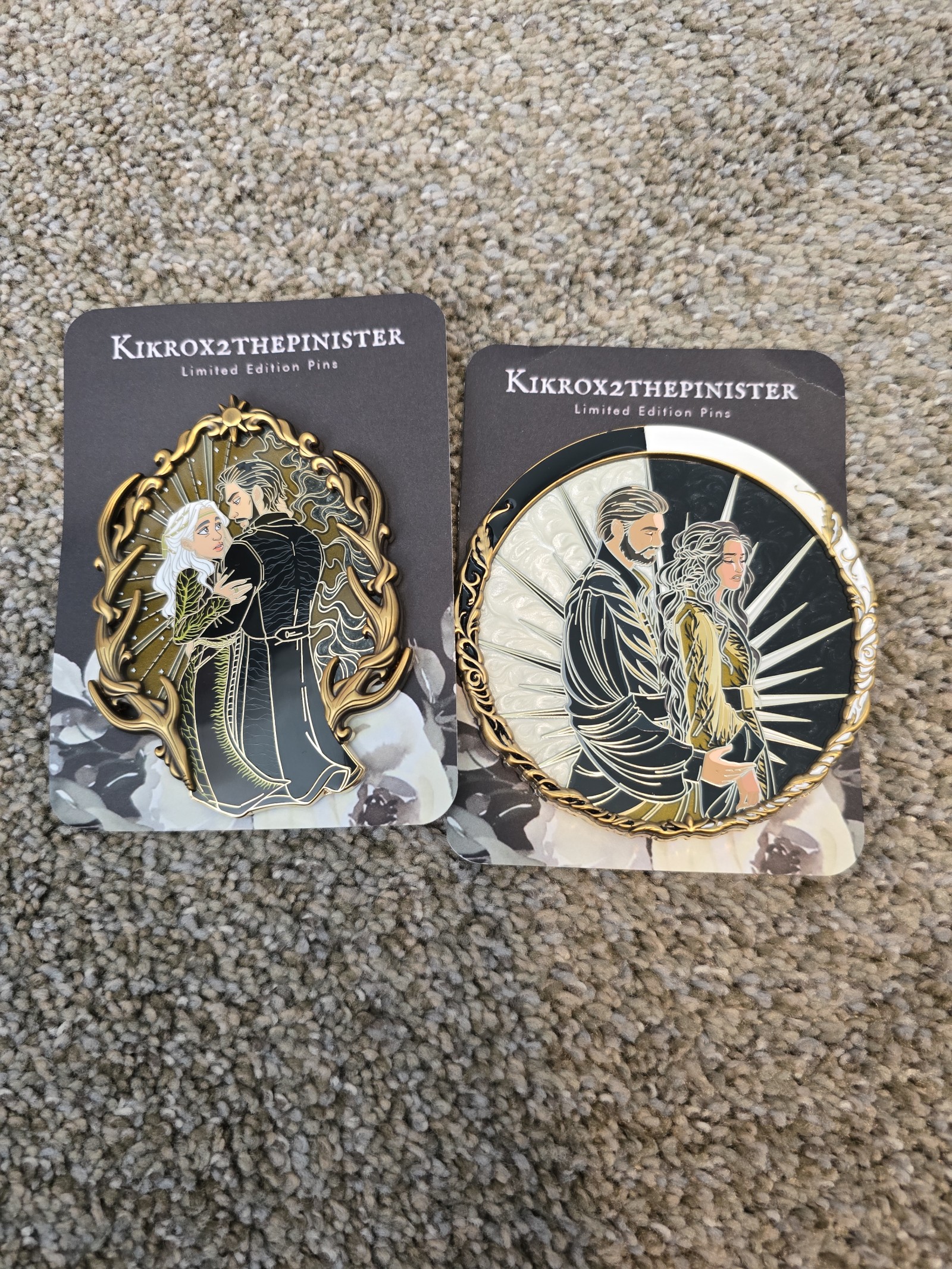kikrox2thepinister Shadow and Bone Pins
