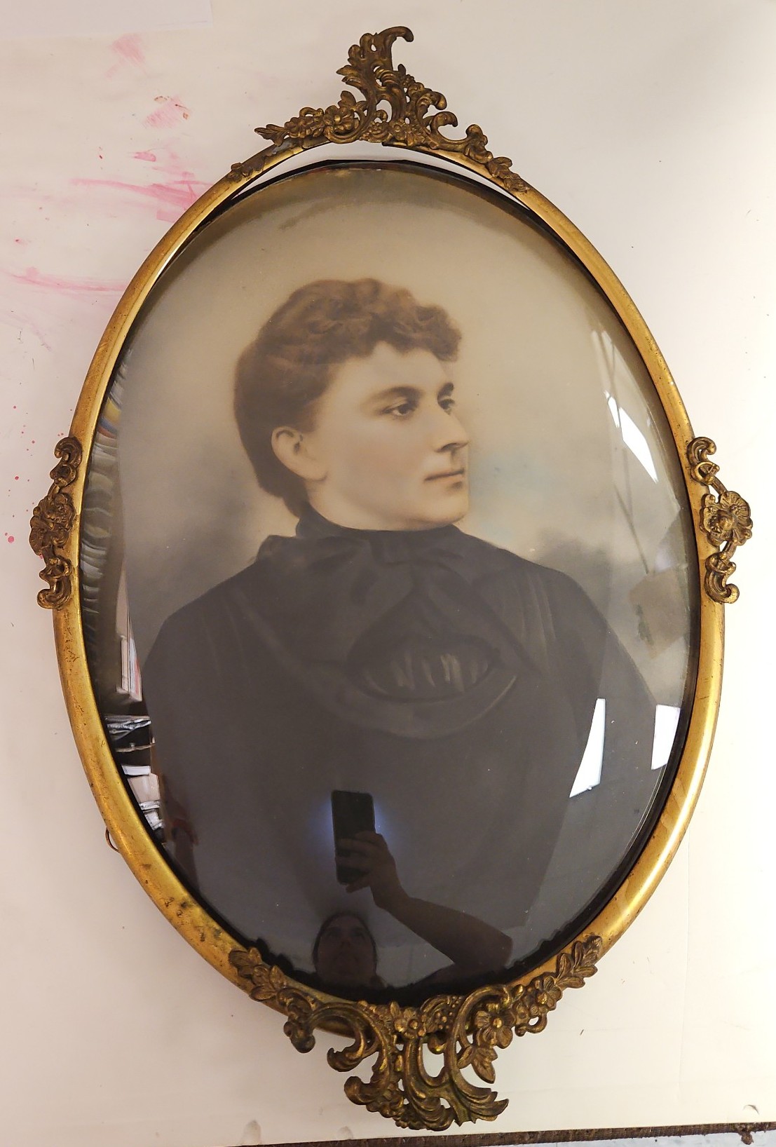 Vintage Picture of Lady in Black dress