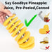 Pineapple Corer and Slicer Tool Black Handle Upgraded Cutter