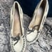 Miu Miu Moccasin Loafer Suede Heel Size 37
